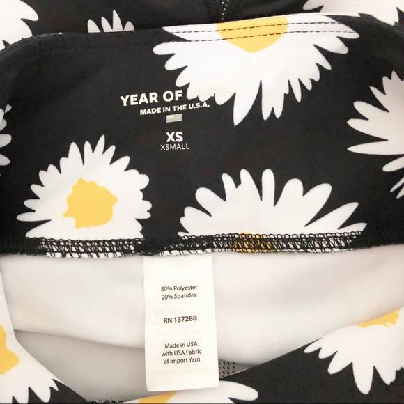 NWOT Year of Ours | Veronica Floral Print Leggings - Picture 7 of 7